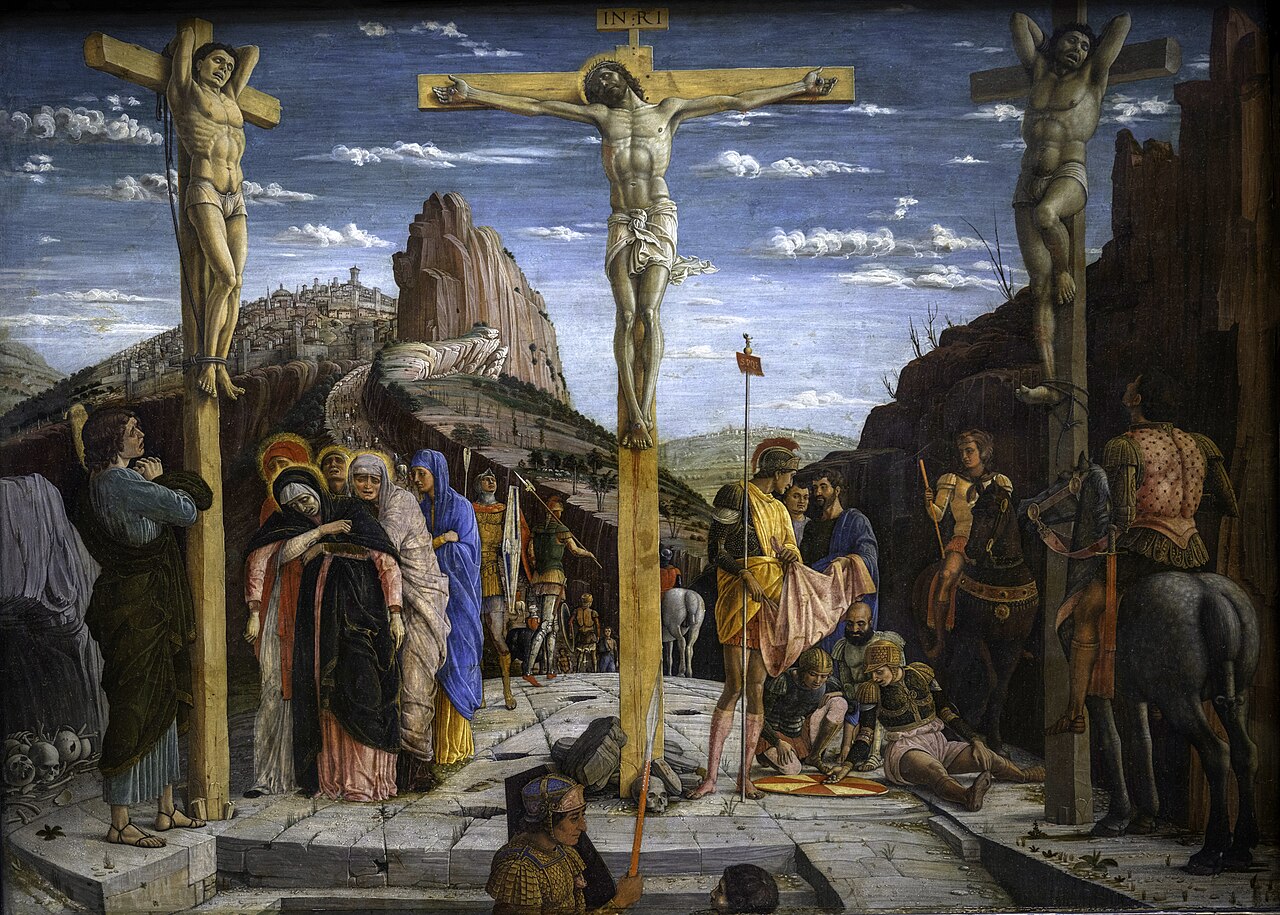 The Crucifixion (San Zeno predella), Andrea Mantegna